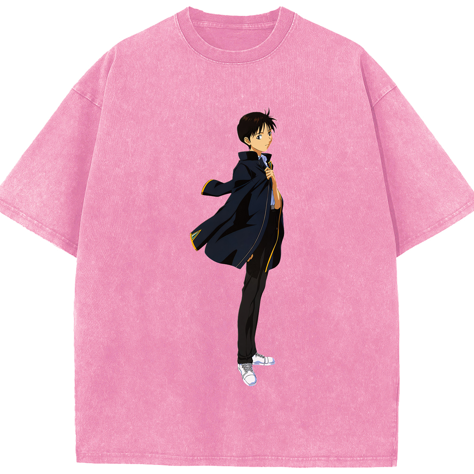 （画像用） EVA 新世紀エヴァンゲリオン 綿100% ヴィンテージ風 半袖Tシャツ（フロントプリント）